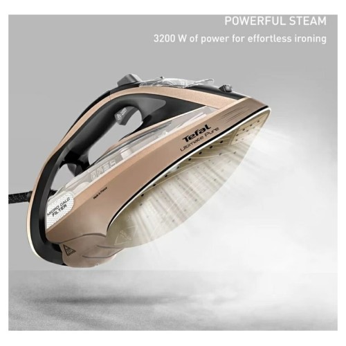 ΣΙΔΕΡΟ ΑΤΜΟΥ TEFAL FV9852EO  GOLD/BLACK 3200W 350ml 60 -300gr/min AIRGLIDE AUTO OFF